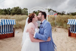 erster kuss, Strandhochzeit sebastian sroke